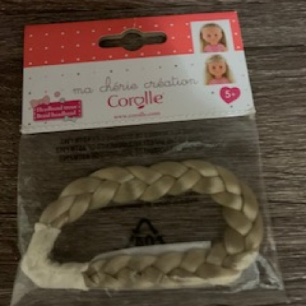 COROLLE Headband Braid for doll Ma Chérie Création